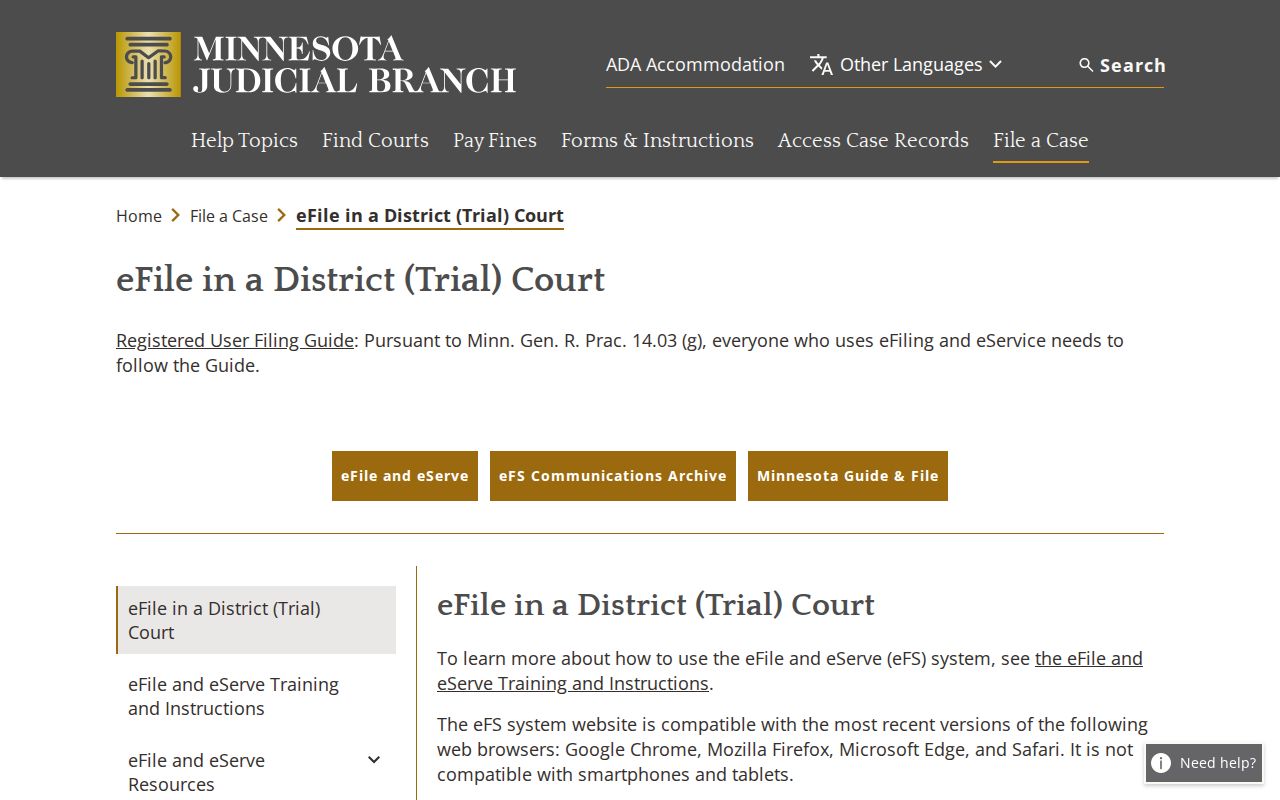 Lyon County court docket Minnesota eFile and eServe information